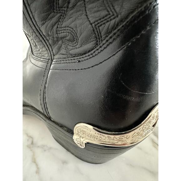 Durango men’s DB500 black leather western boots 10 D main image 7